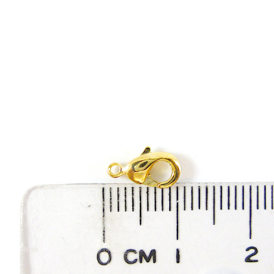 銅鍍金色問字鉤-9mm
