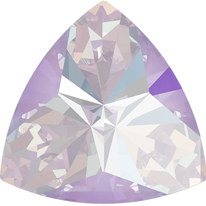 14x14.3mm萬花筒三角形-薰衣草紫閃彩