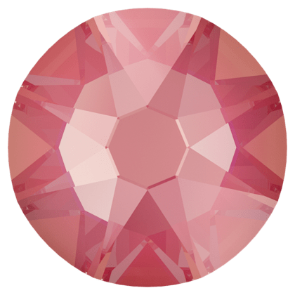 SS20(4.6mm)圓形平底鑽-荷花粉紅閃彩