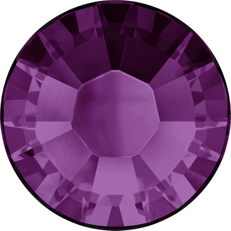 SS16(3.8mm)圓形燙鑽-深紫