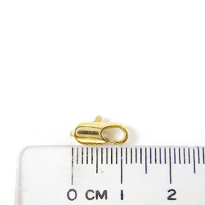 銅鍍金色龍蝦扣-12mm