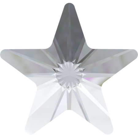 5mm里沃利星星平底鑽-白色