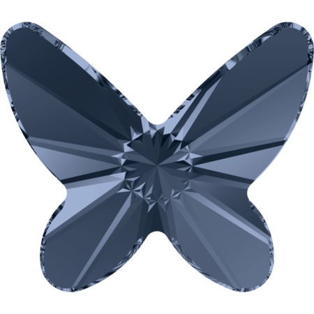 8mm蝴蝶平底鑽-丹寧藍