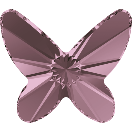 18mm蝴蝶平底鑽-古典粉紅