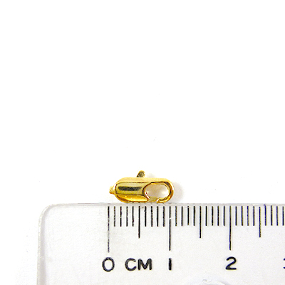 銅鍍金色龍蝦扣-10mm