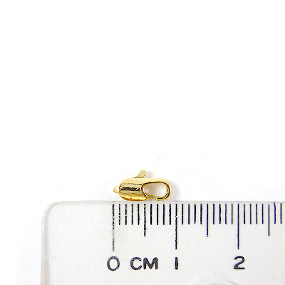 銅鍍金色龍蝦扣-9mm