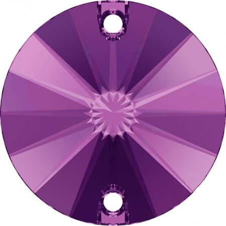 12mm雙孔平底圓形-深紫