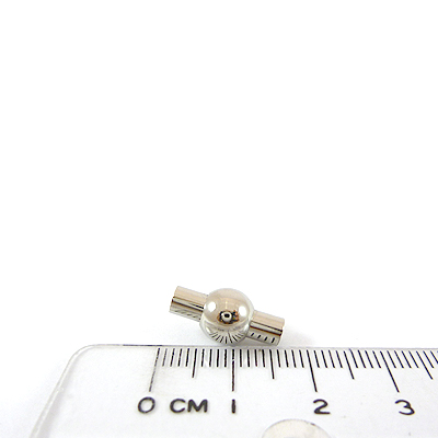 不銹鋼皮繩用圓形磁鐵扣-3mm