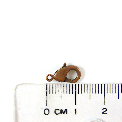 銅鍍紅古銅色問字鉤-12mm