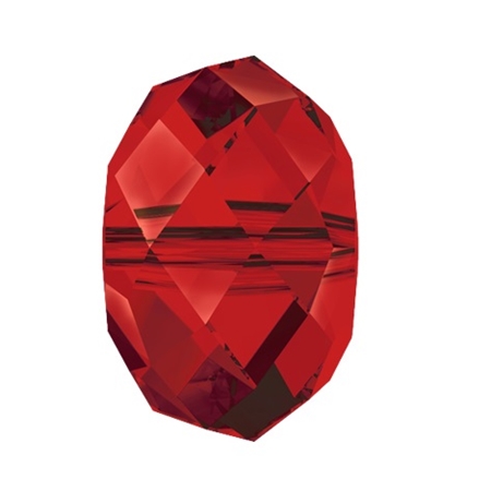 4mm圓扁珠-紅色