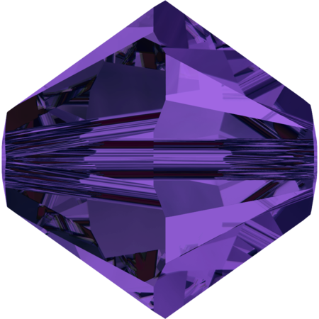 3mm角珠-紫絲絨