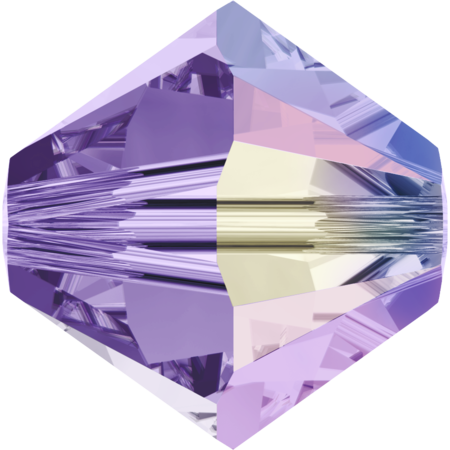 4mm角珠-紫羅蘭彩