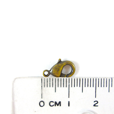 銅鍍青古銅色問字鉤-12mm