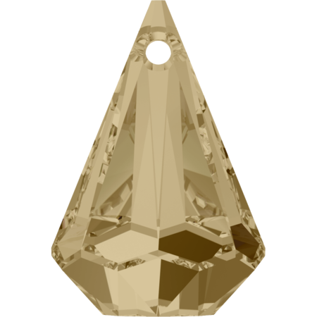 14mm鑽石水滴-影子金