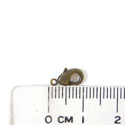 銅鍍青古銅色問字鉤-9mm