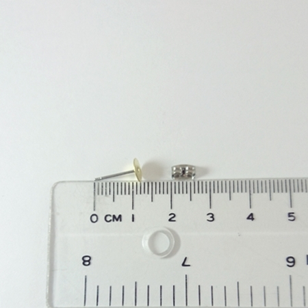 6mm不銹鋼圓平盤耳針