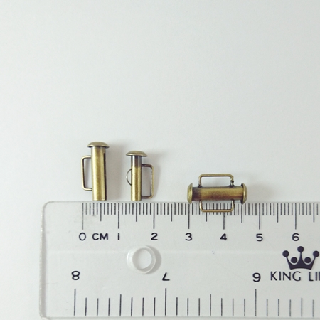 16.5mm銅鍍青古銅色直排扣頭