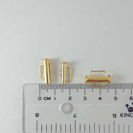 16.5mm銅鍍金色直排扣頭