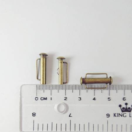 21.5mm銅鍍青古銅色直排扣頭