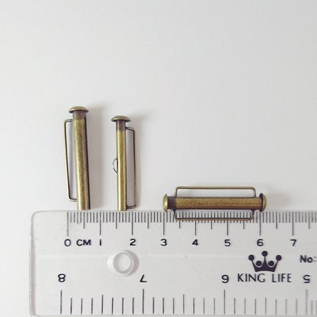 31.5mm銅鍍青古銅色直排扣頭