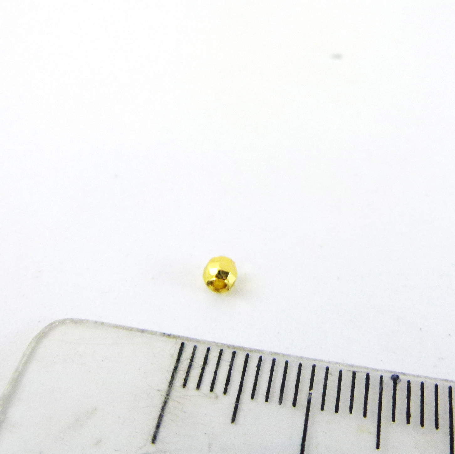 3mm銅鍍金鐳射珠