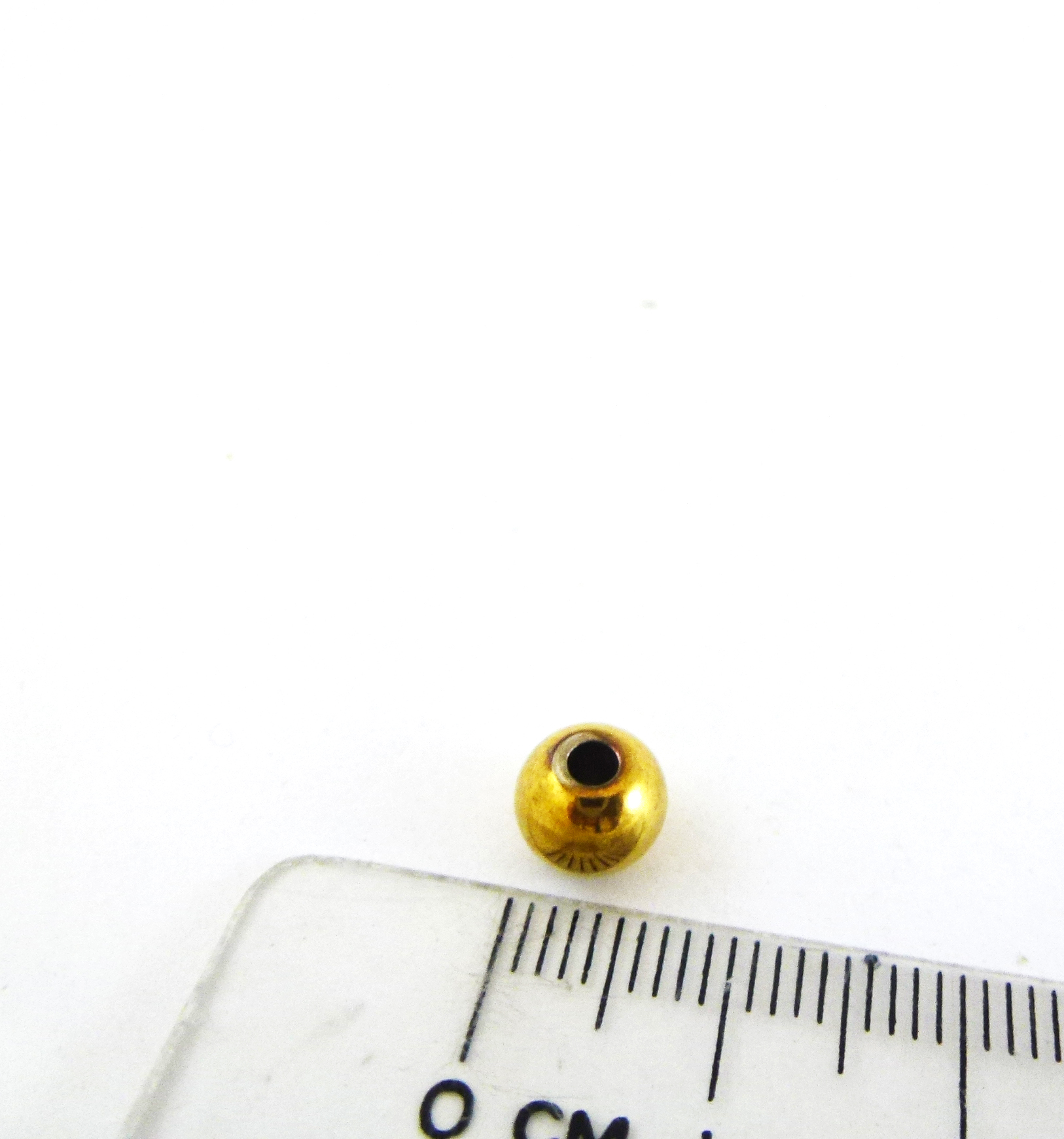 7mm不銹鋼鍍金圓珠
