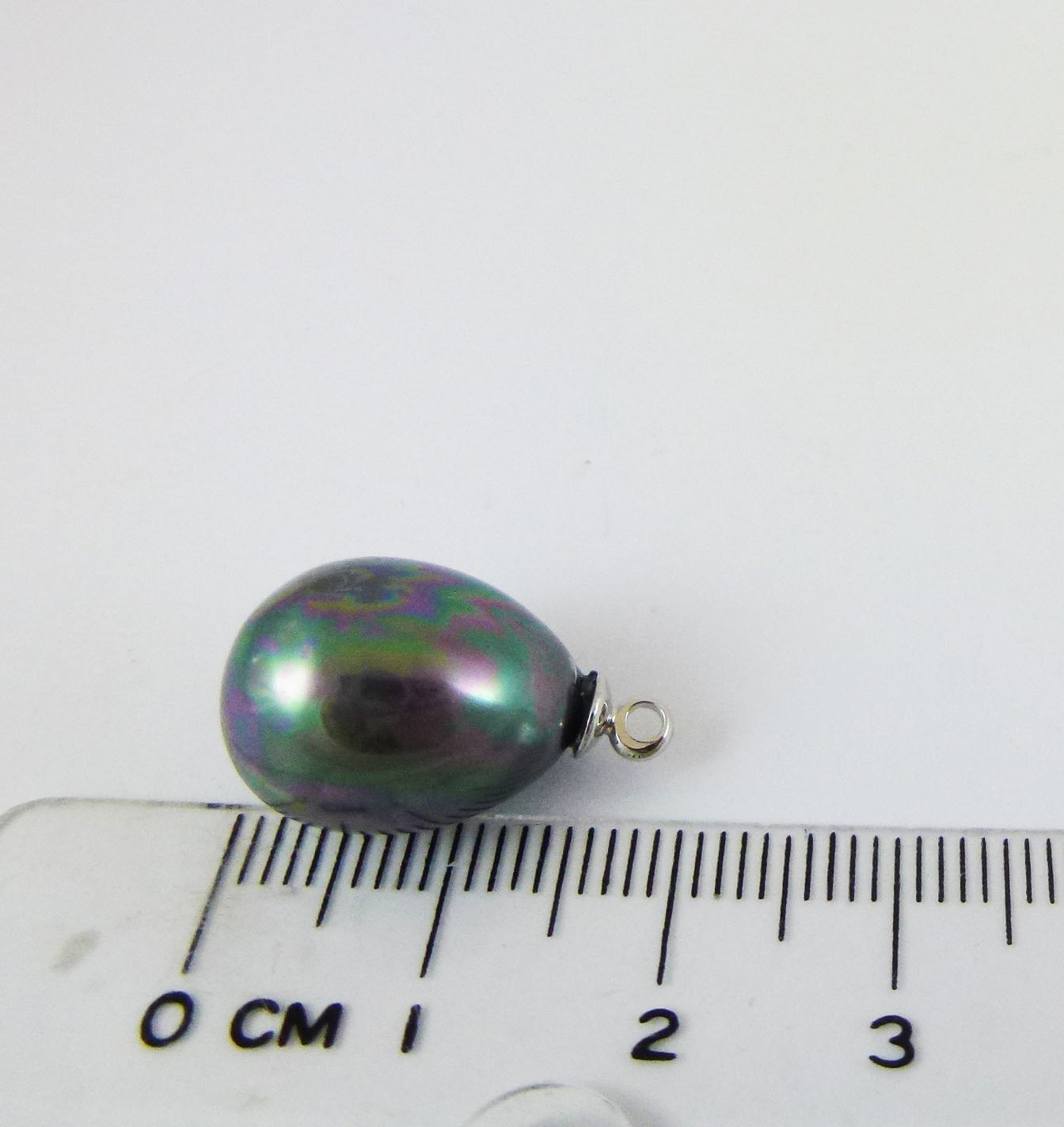 15mm日本水滴珍珠-黑彩