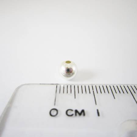 6mm純銀圓珠