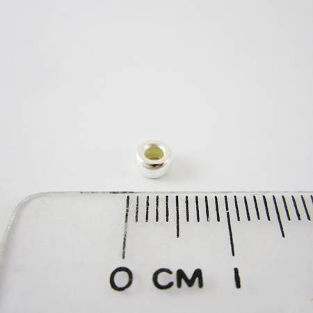 4mm純銀中洞圓形