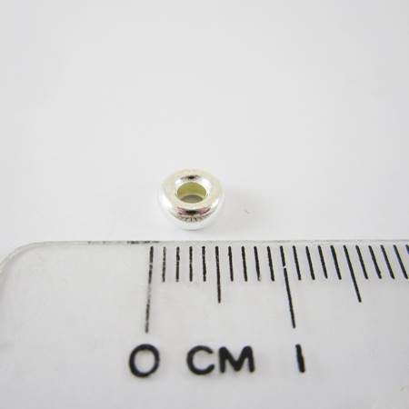 6mm純銀中洞圓形
