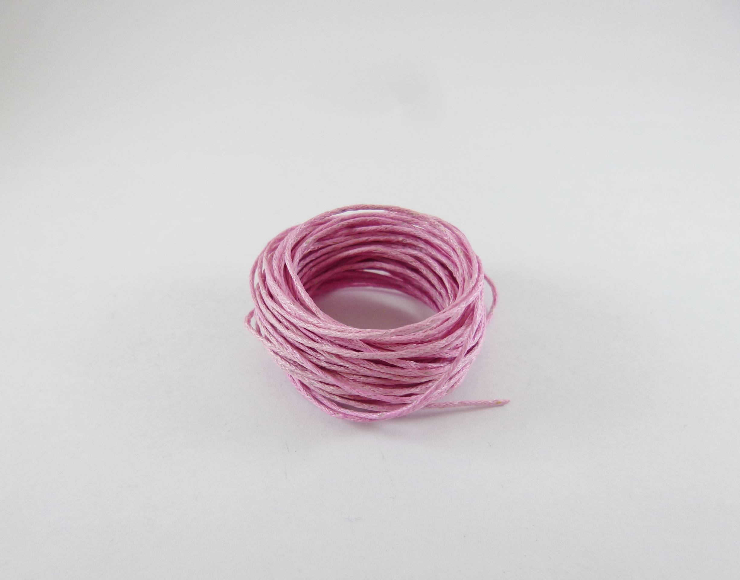 蠟麻繩-粉紅