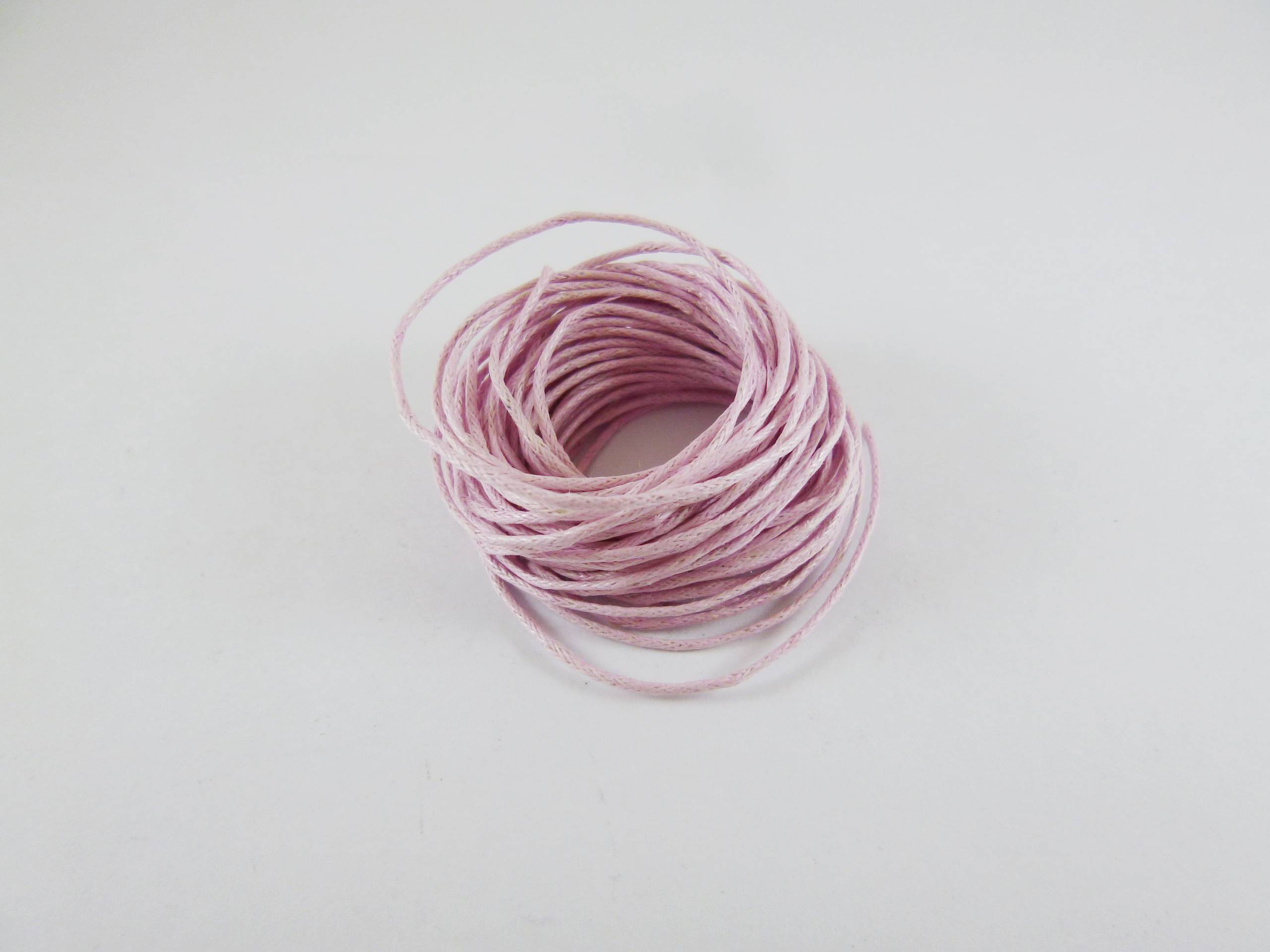 蠟麻繩-淺粉紅