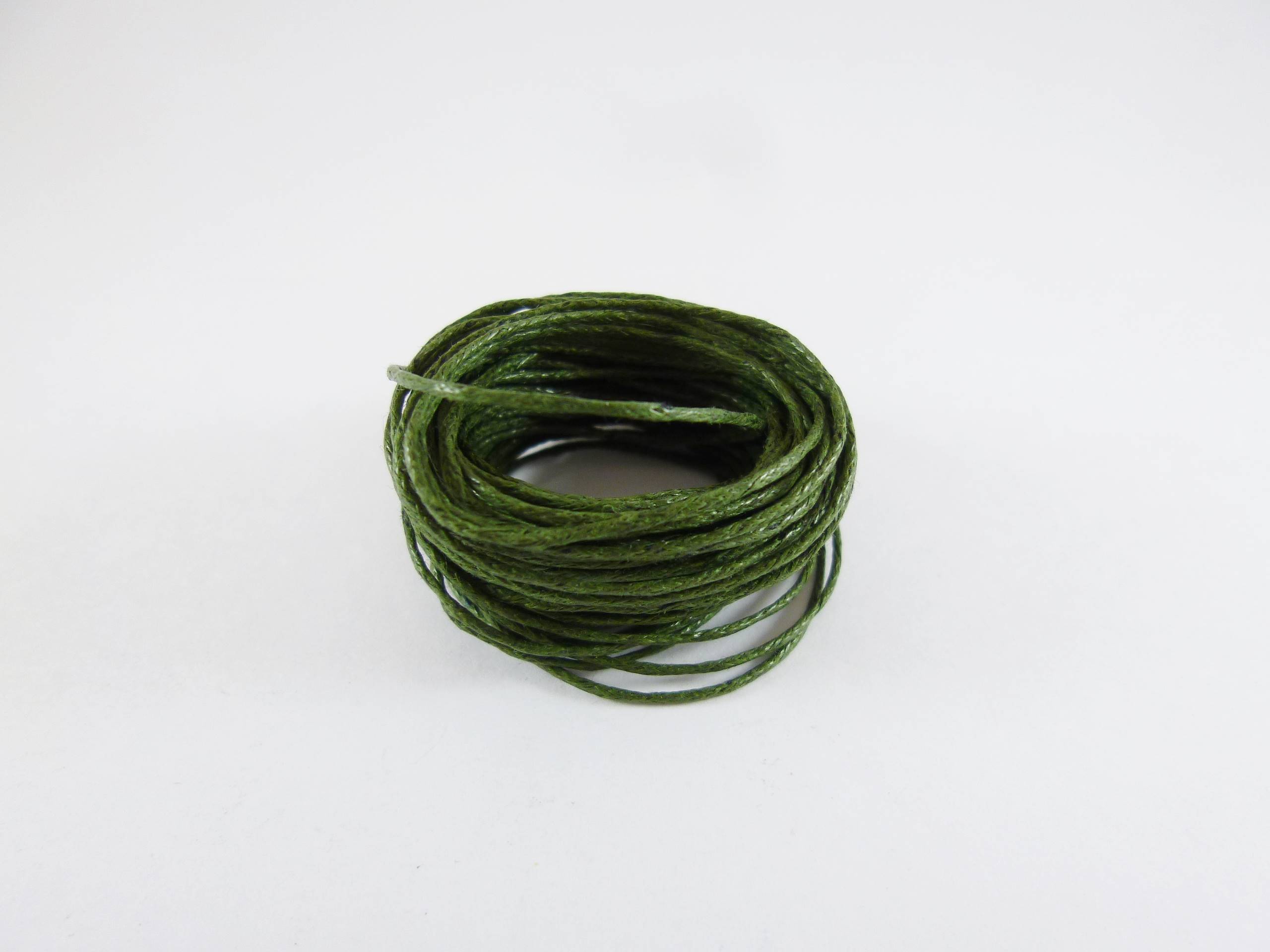 蠟麻繩-橄欖綠