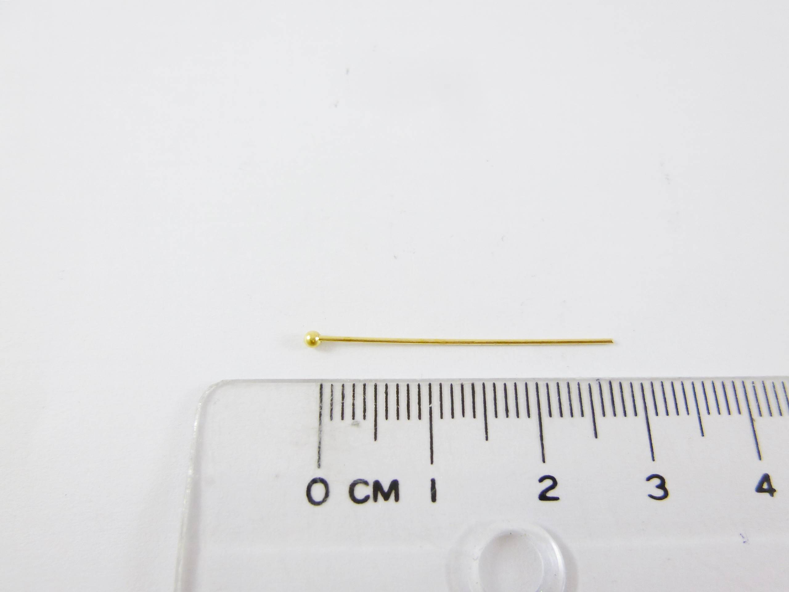 金色小頭珠針-0.5x27mm