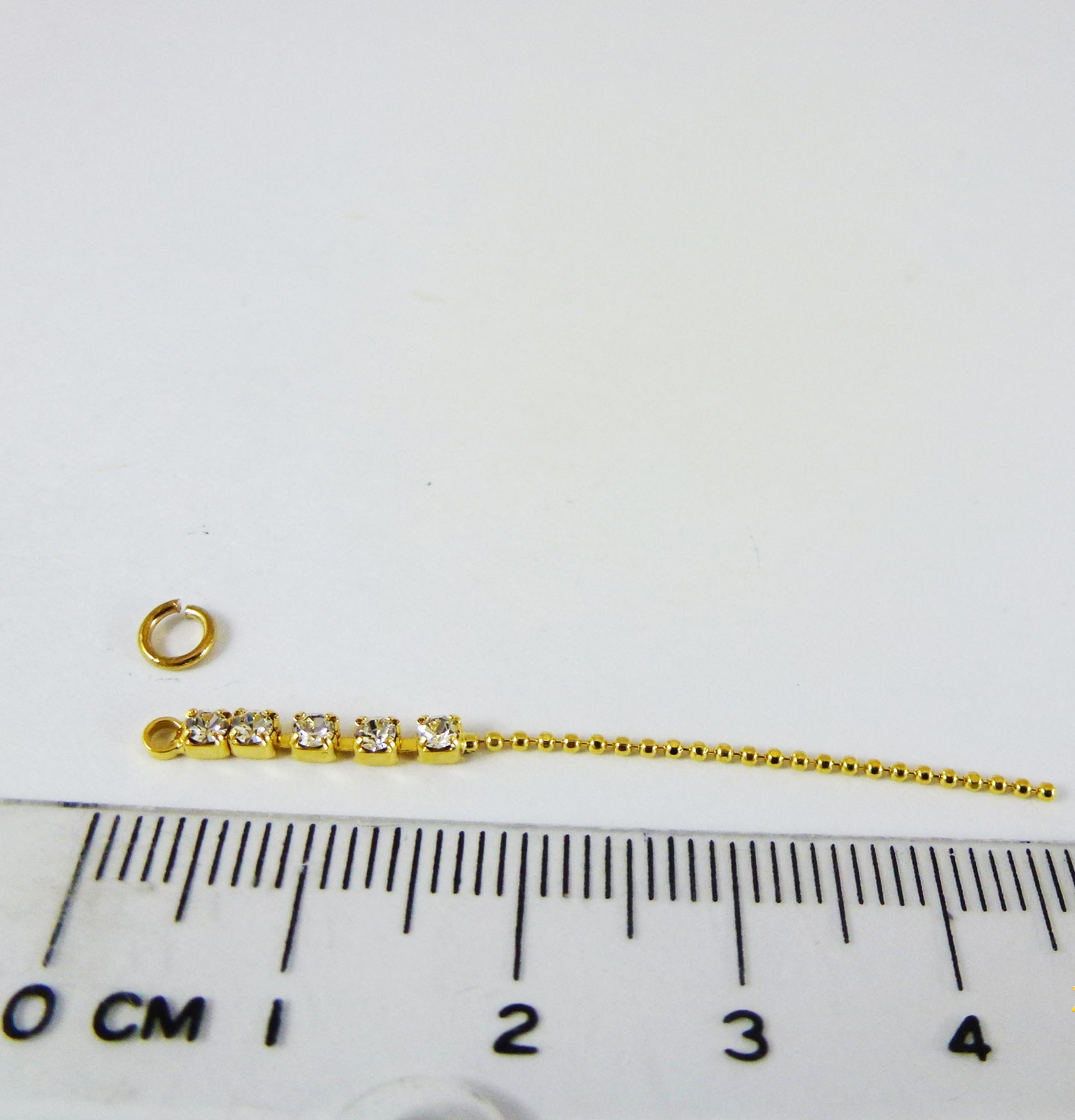 1MM金色鑽鍊+側面螞蟻