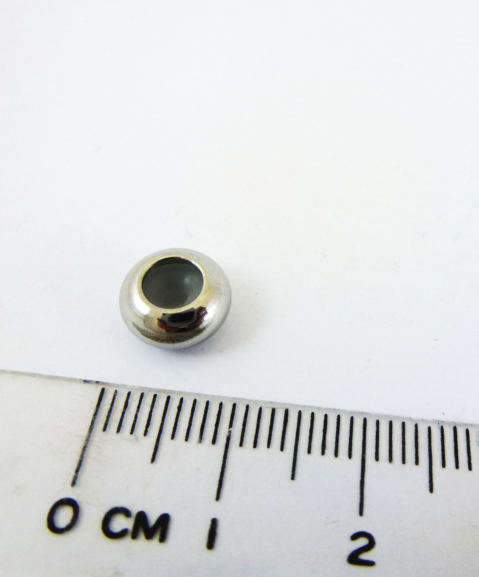 9mm不鏽鋼圓扁矽膠擋珠
