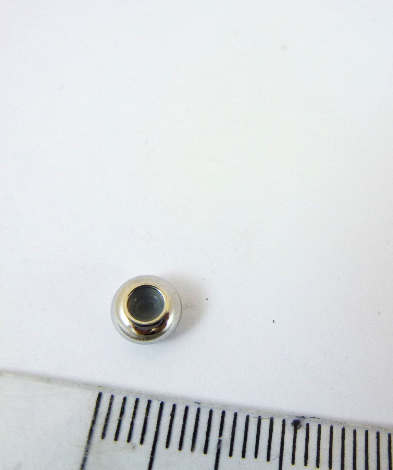 6mm不鏽鋼圓扁矽膠擋珠