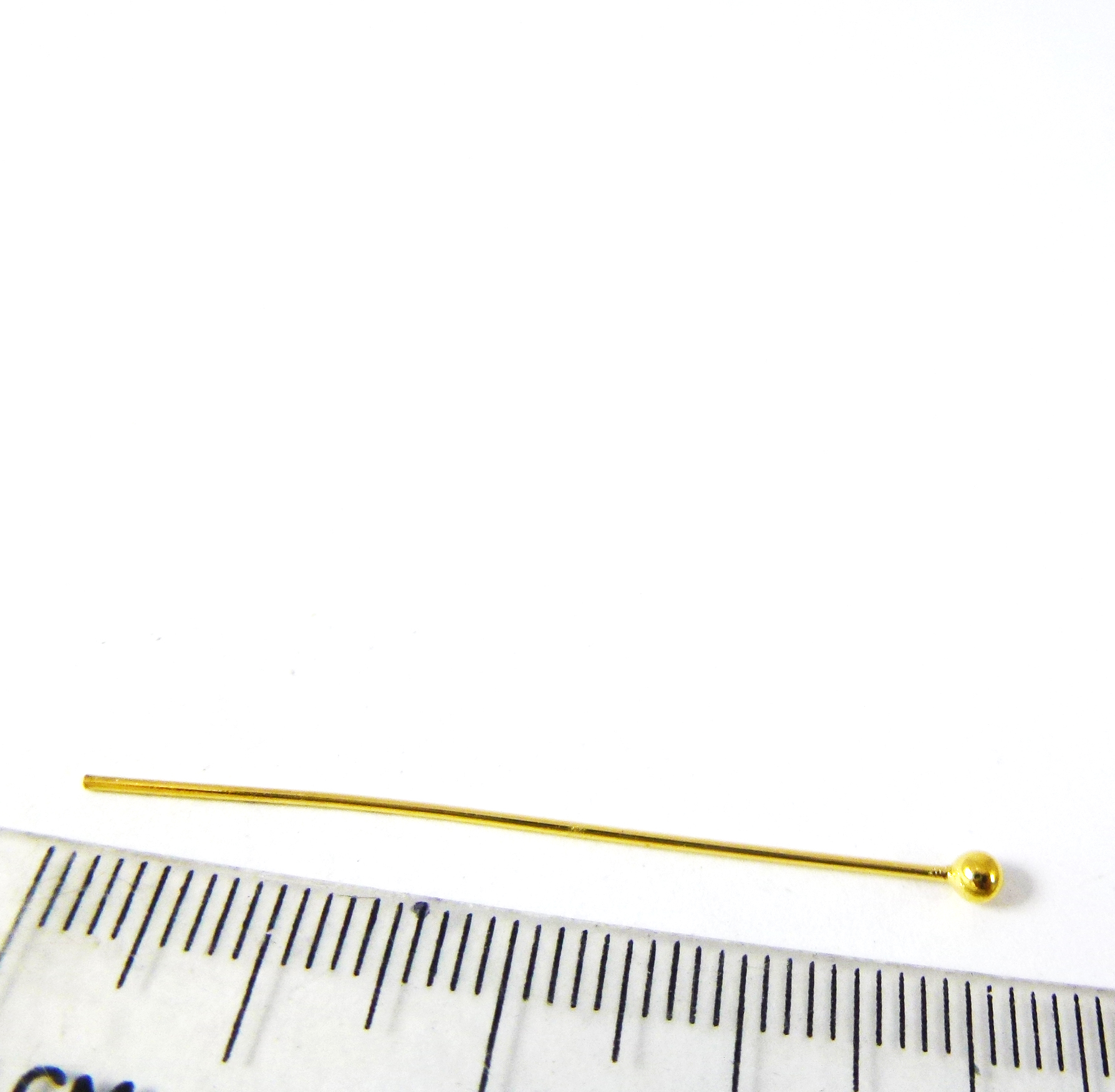 0.7x40mm 金色珠針