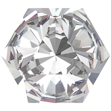 6X6.9mm萬花筒六邊形-白色