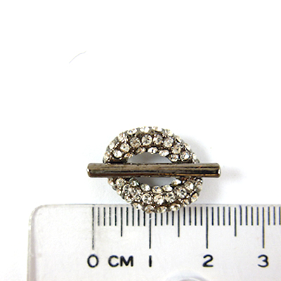 黑金波浪唇形鑲鑽