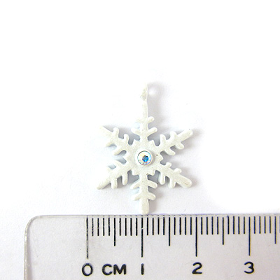 單孔鑲鑽雪花