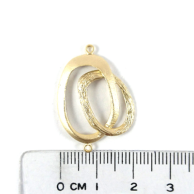 霧金雙孔互套中空橢圓