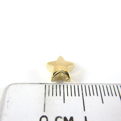 銅鍍金色橫洞星星