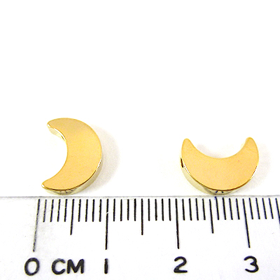 銅鍍金色橫洞月亮