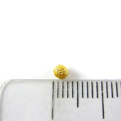 銅鍍金色噴砂圓球