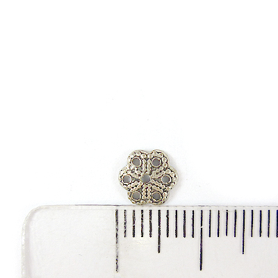 古銀鏤空圓孔六孔花帽