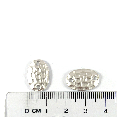 霧銀色雙孔橢圓龜殼紋