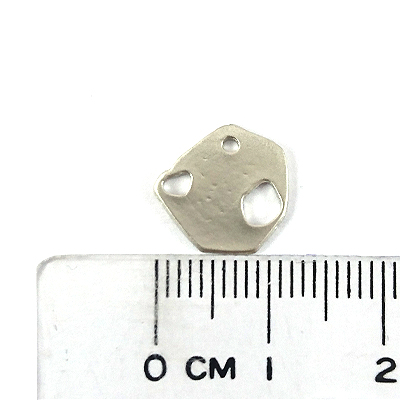 霧銀打孔六邊形