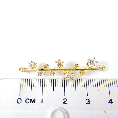 銅鍍金色雙孔繁星