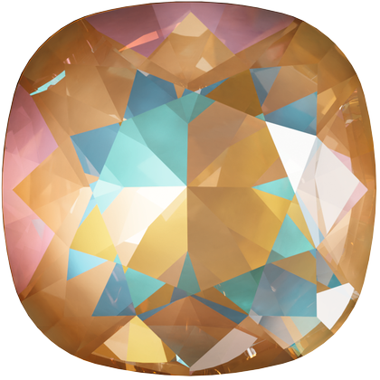 10MM四方形-赭色閃彩